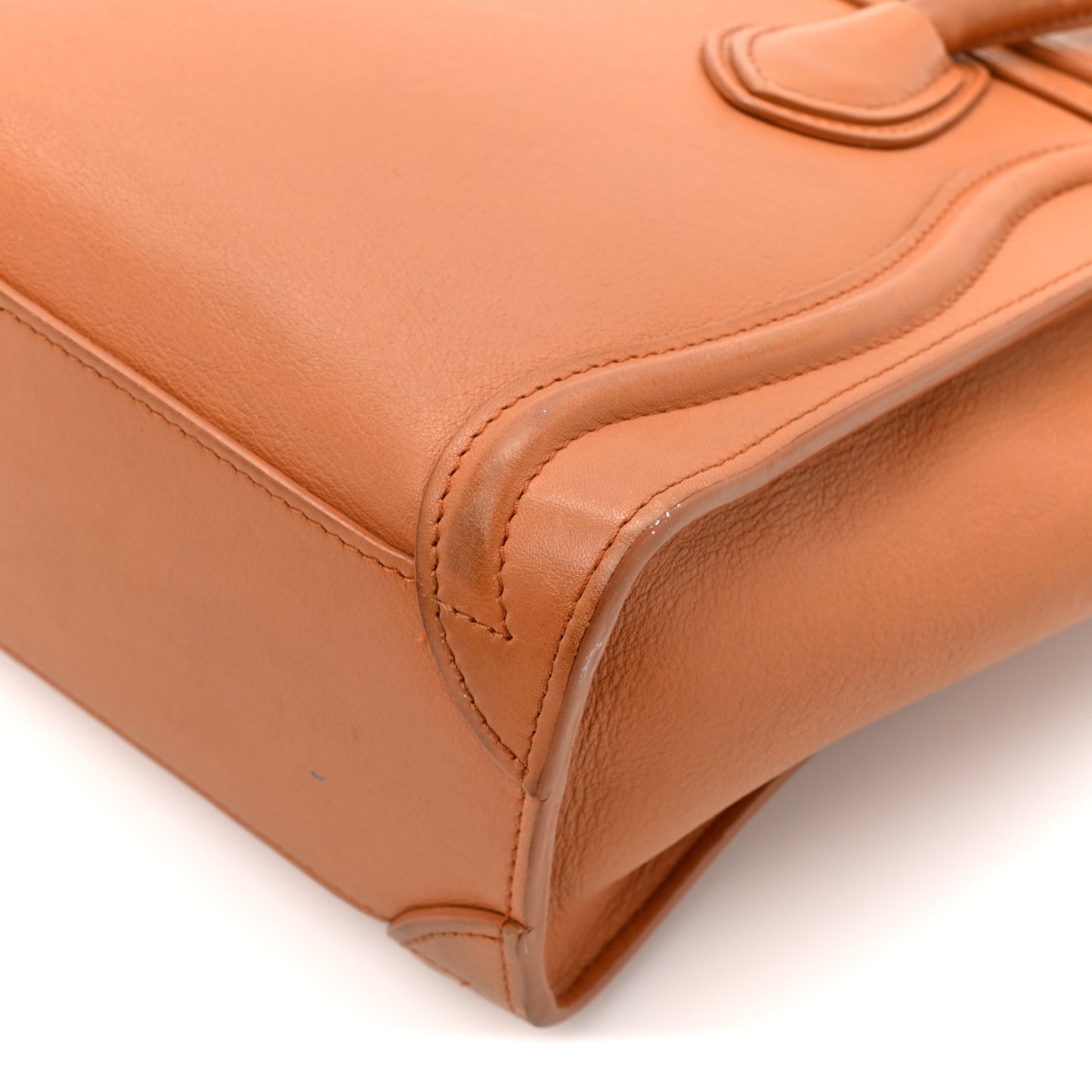 Smooth Calfskin Nano Luggage Light Copper