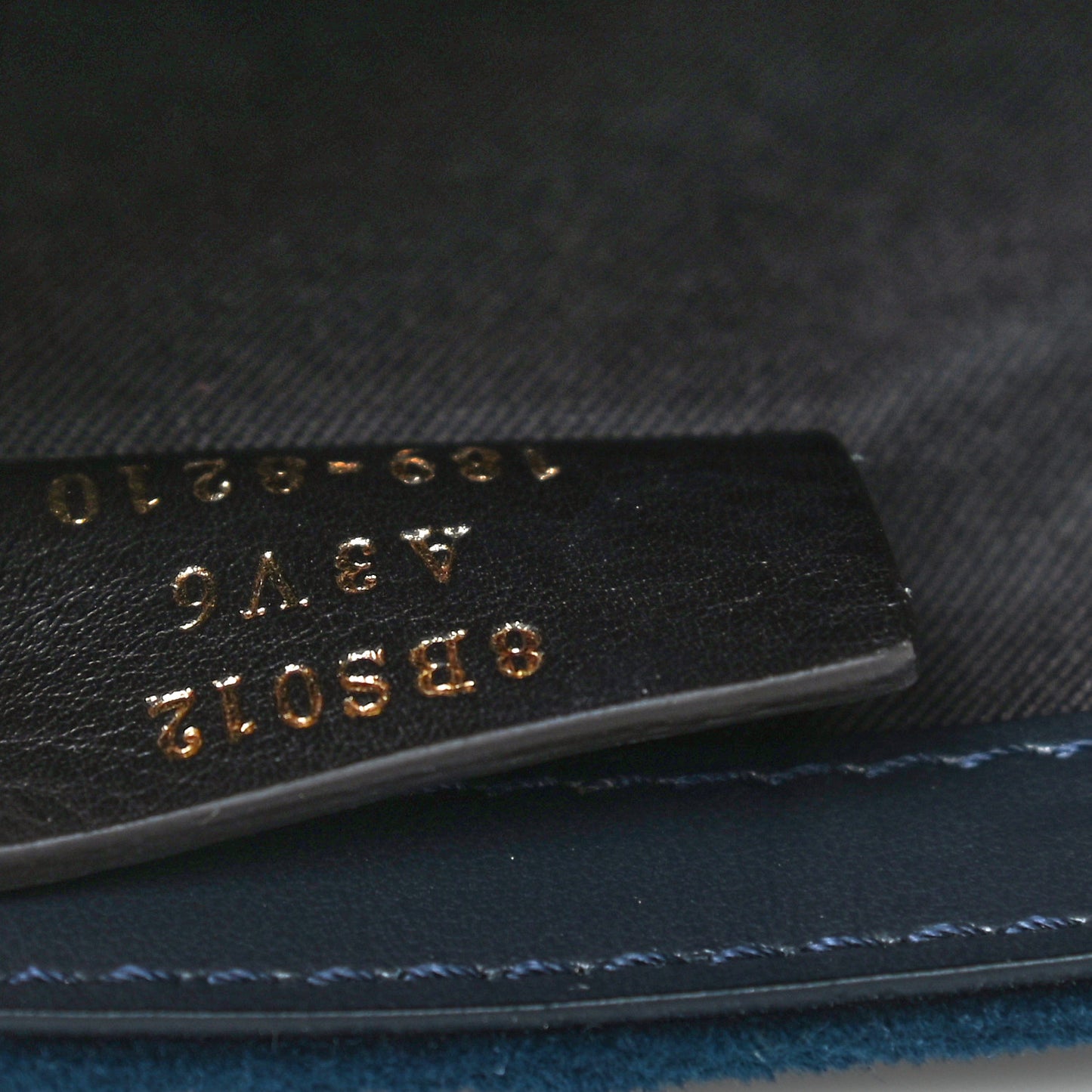Velvet F is Fendi Wallet on Chain Blue
