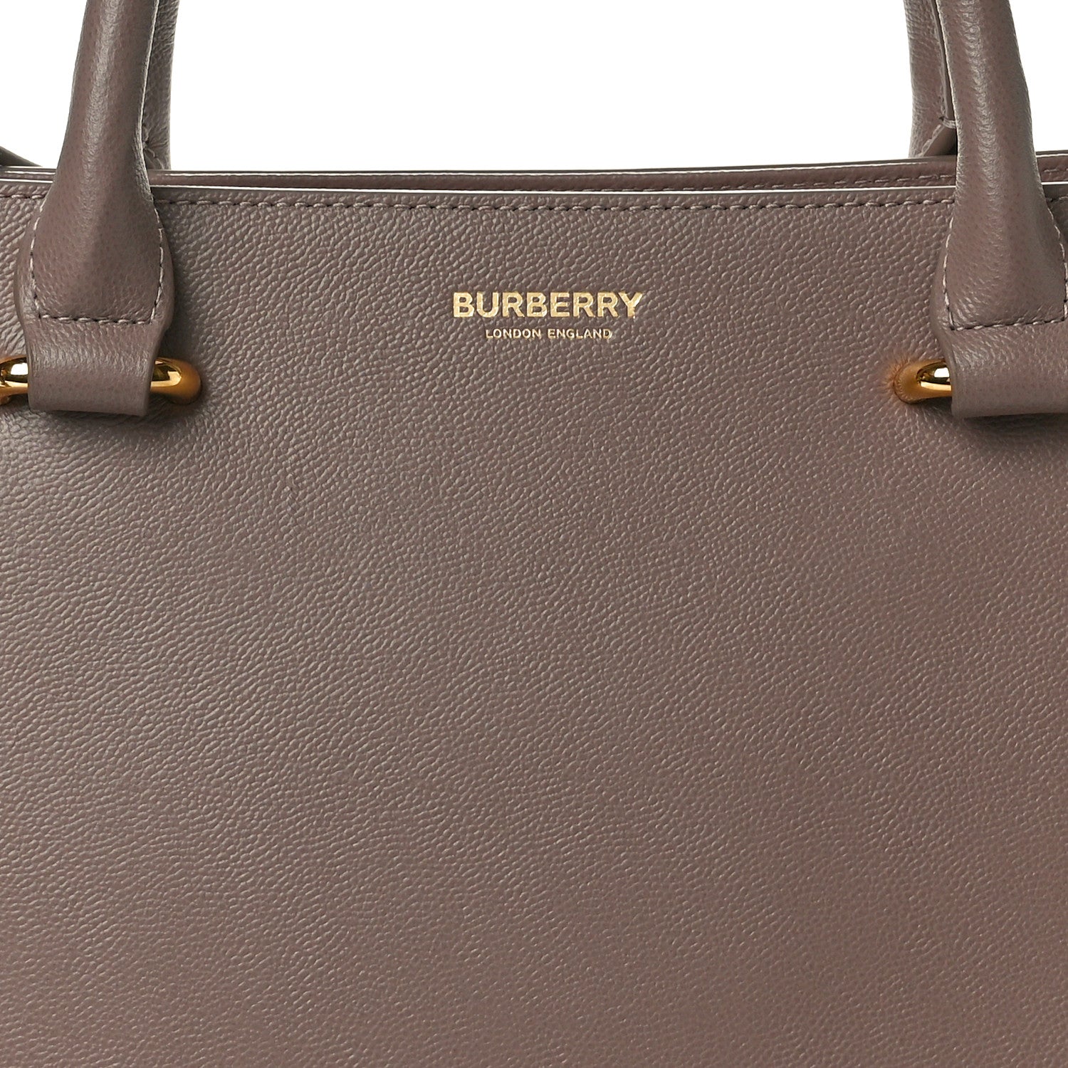 Burberry Calfskin Mega Check Banwell Tote Grey Mink 7 of 9
