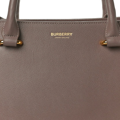 Burberry Calfskin Mega Check Banwell Tote Grey Mink 7 of 9