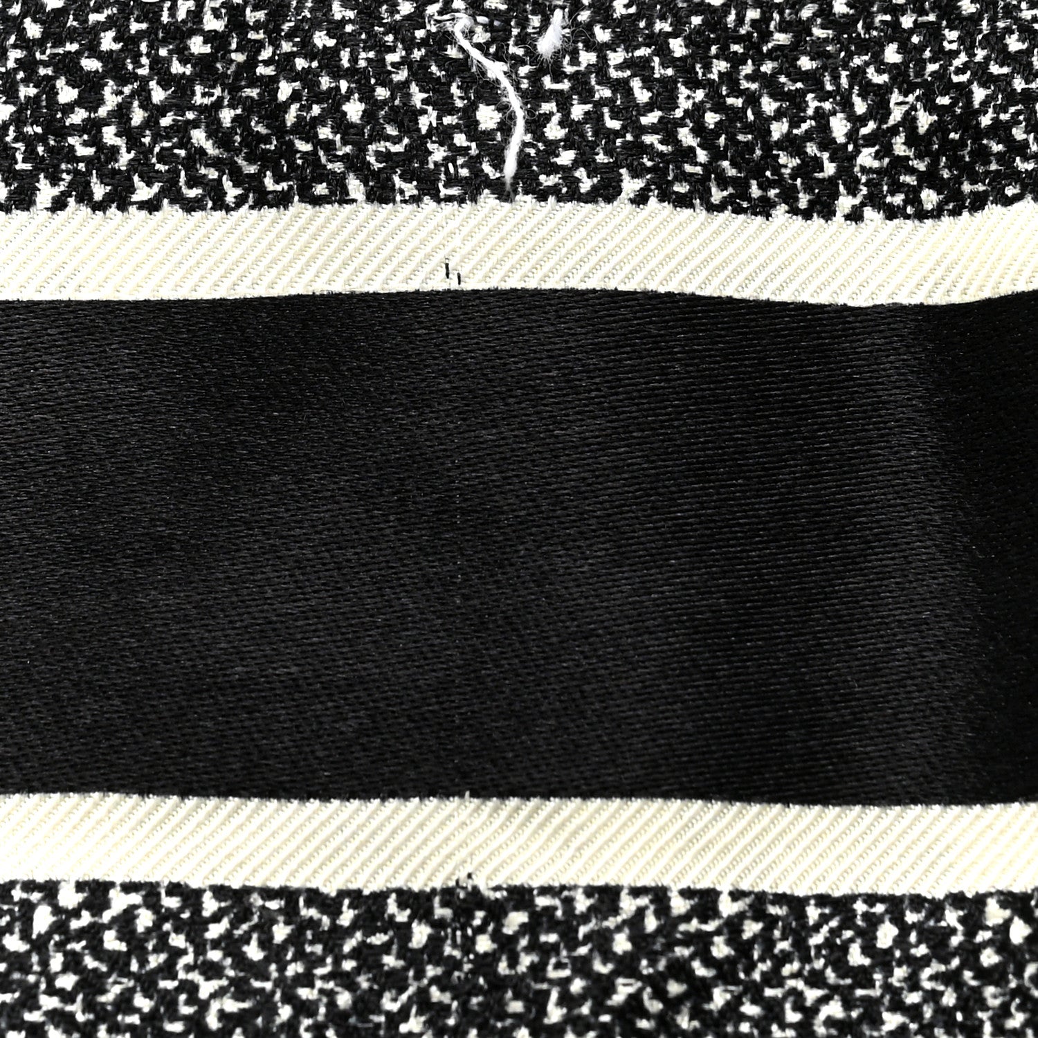 Christian Dior Silk Houndstooth Mitzah Scarf Black White 6 of 6