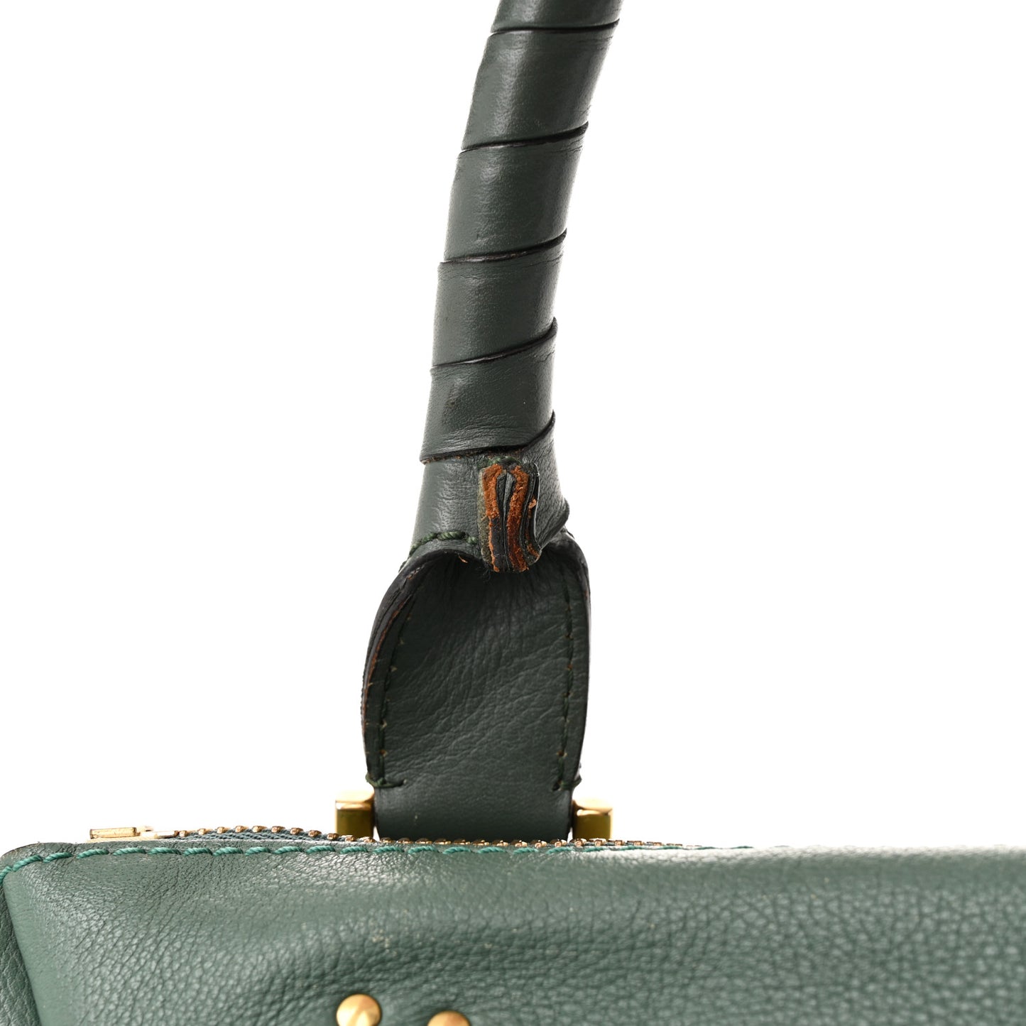 Calfskin Medium Marcie Satchel Icy Mint