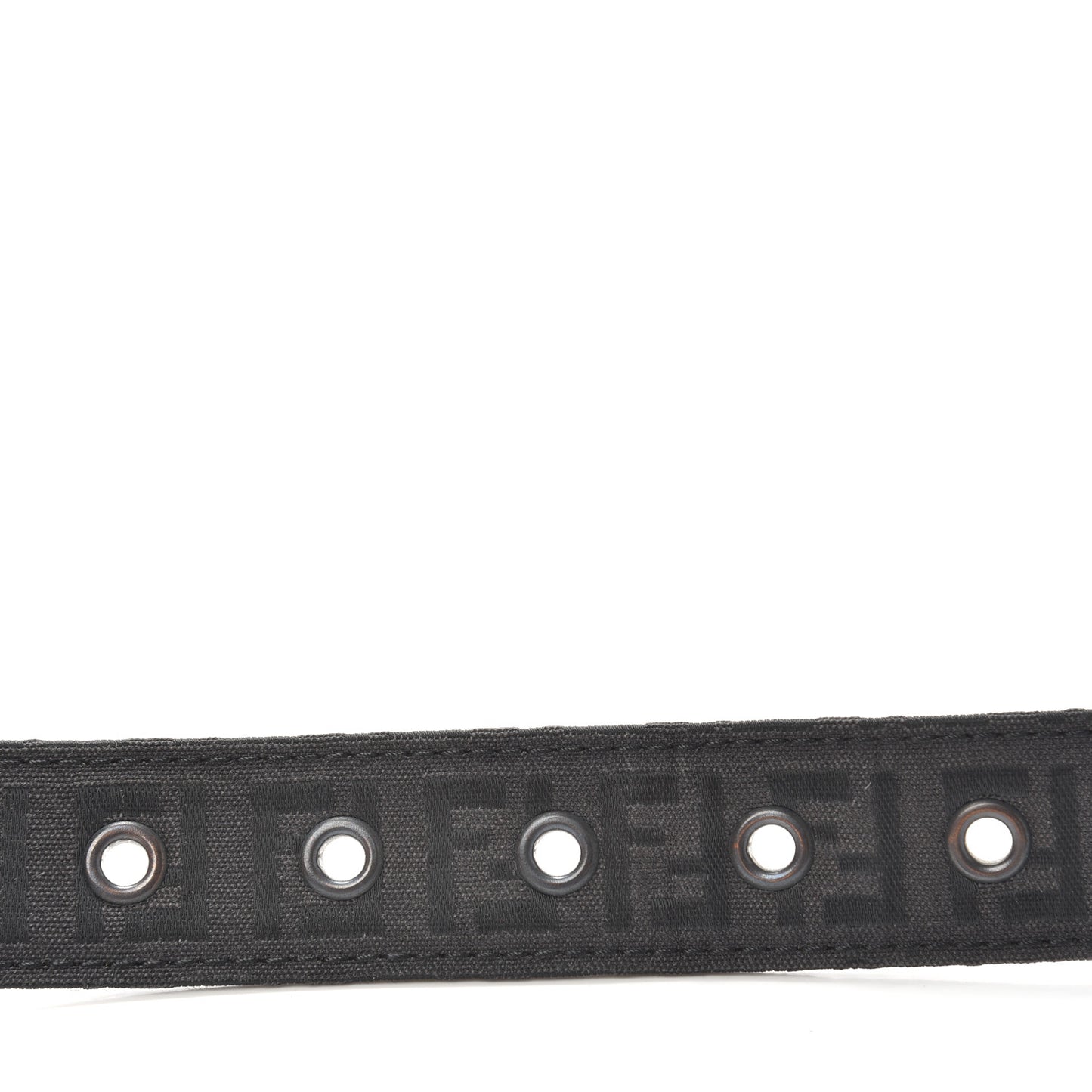 Fabric Calfskin FF Belt 85 34 Black