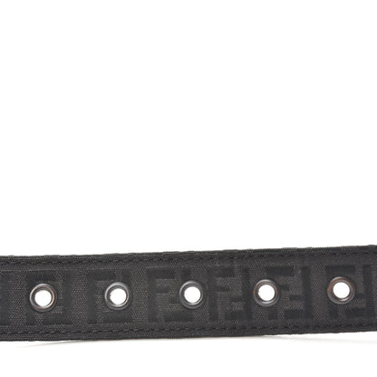Fendi Fabric Calfskin FF Belt 85 34 Black 5 of 6