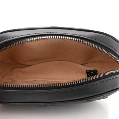 Gucci Calfskin Matelasse GG Marmont Belt Bag 85 34 Black 5 of 10