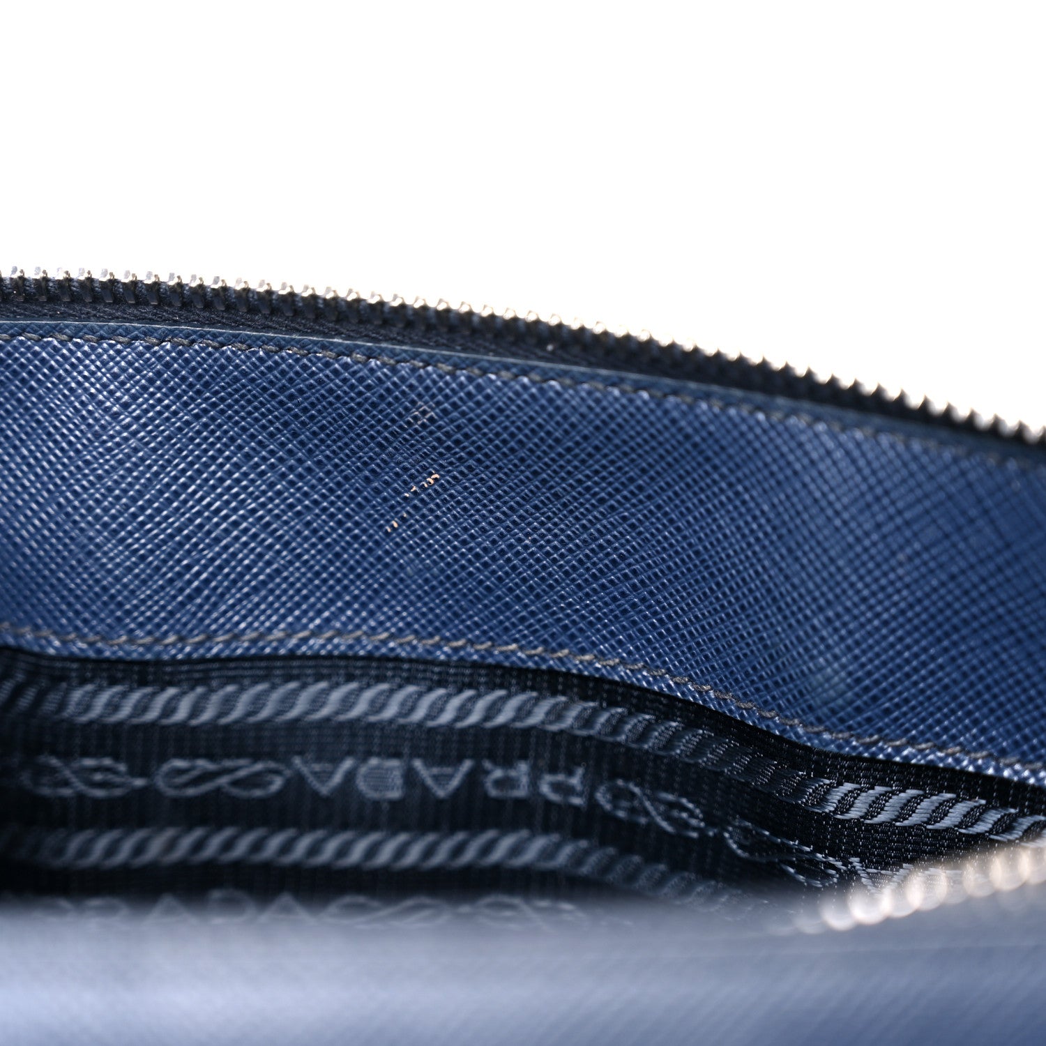 Prada Saffiano Medium Galleria Double Zip Tote Baltico 13 of 14