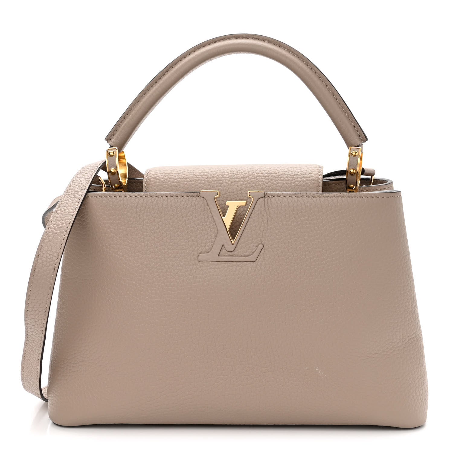 Louis Vuitton Taurillon Capucines MM Galet 1 of 10