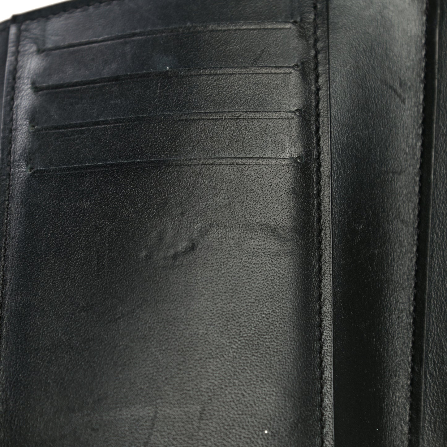 Monogram Flower Lock Compact Wallet Black
