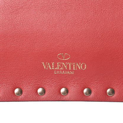 Valentino Garavani Vitello Large Rockstud Envelope Clutch Rosso Valentino 8 of 10