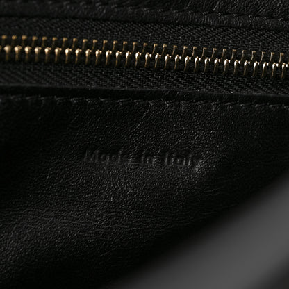 Celine Snakeskin Smooth Calfskin Mini Luggage Black 6 of 7