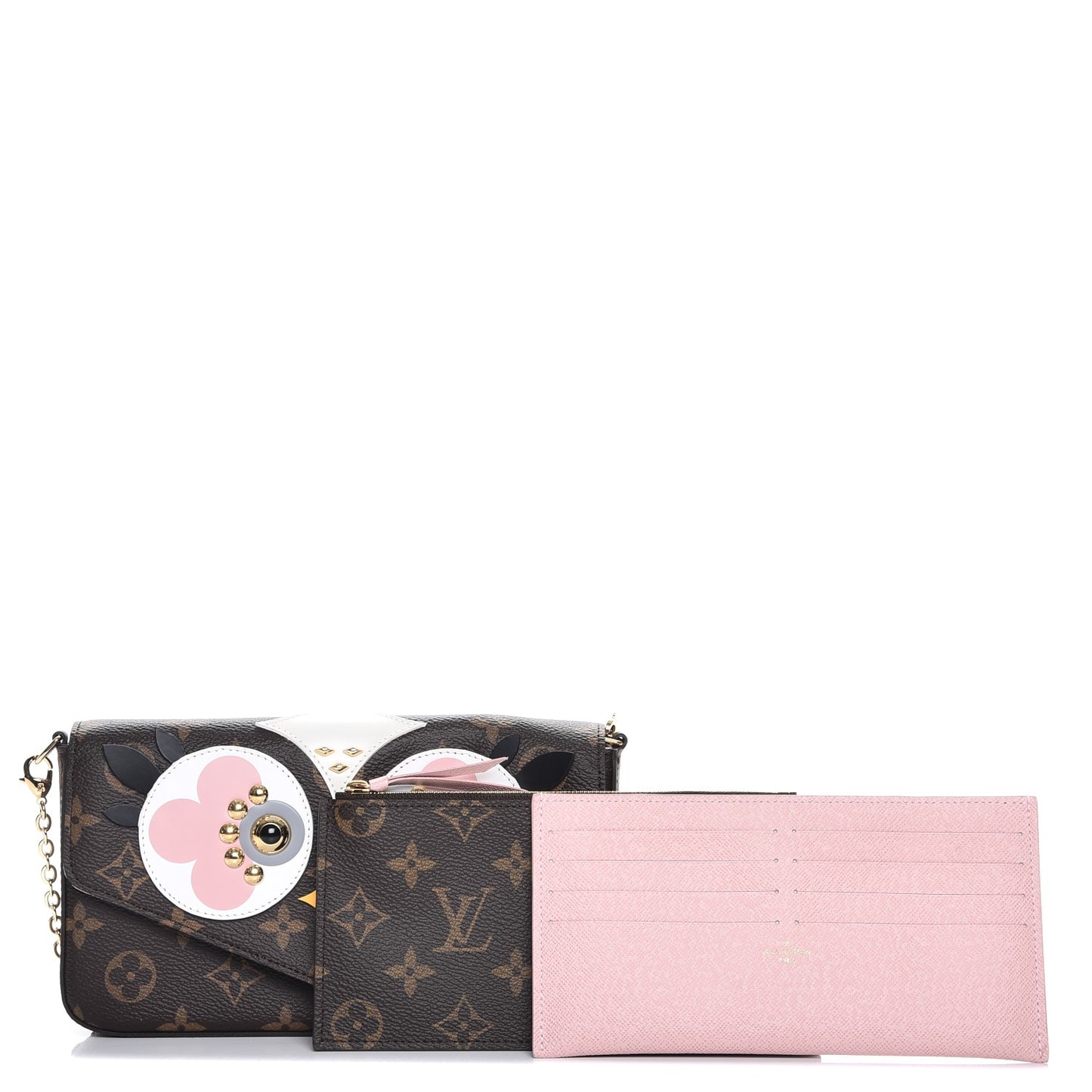Monogram Lovely Birds Pochette Felicie Chain Wallet