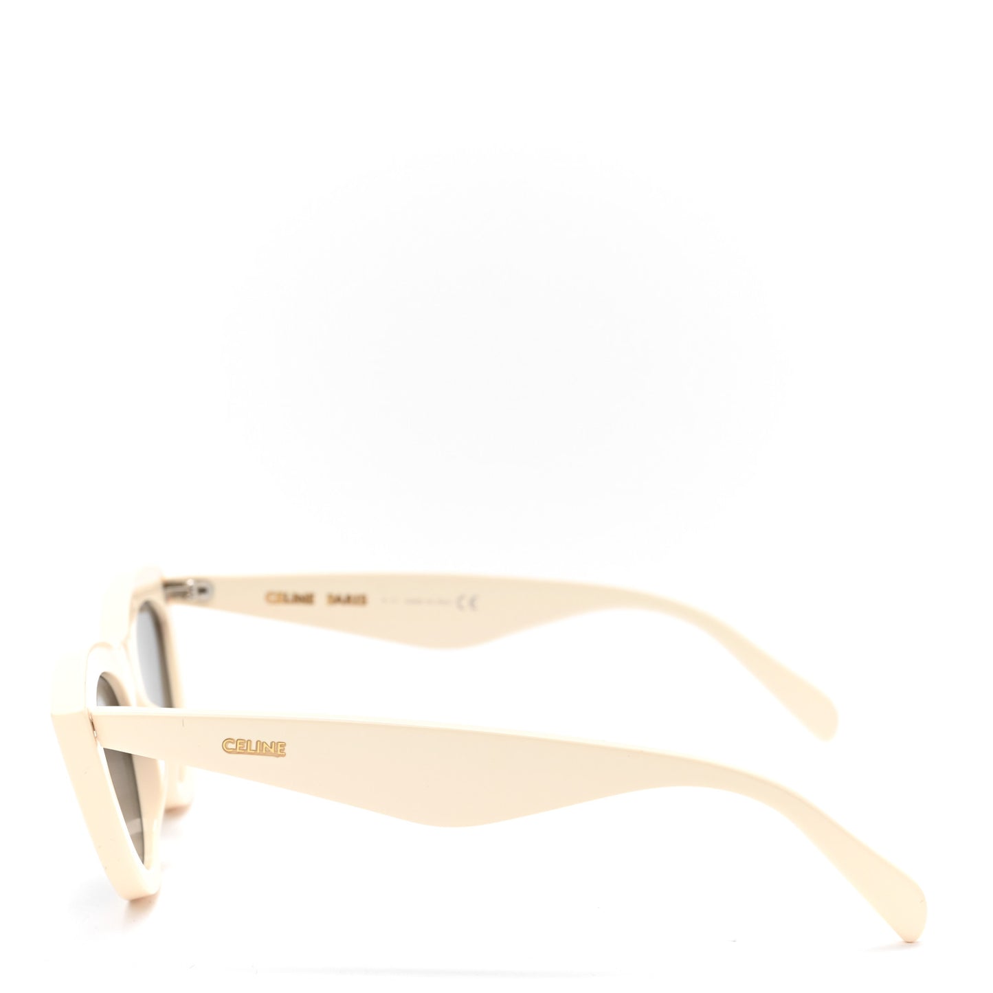 Acetate Cat Eye Sunglasses Ivory