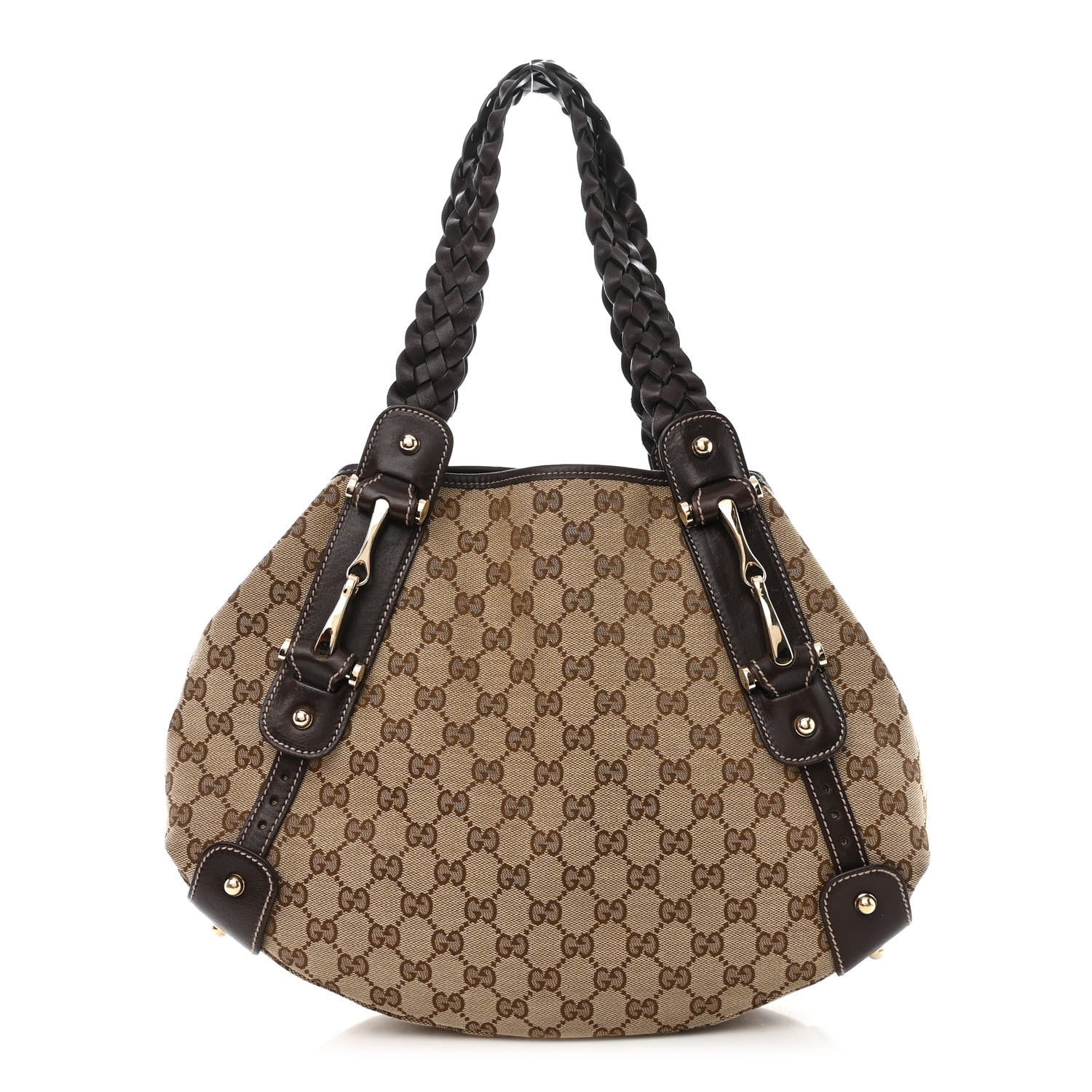 Gucci Monogram Small Pelham Shoulder Bag Dark Brown 1 of 13
