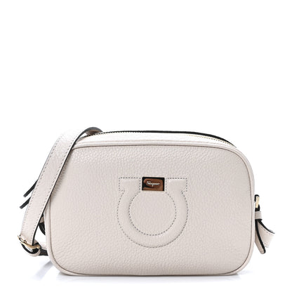 Salvatore Ferragamo Calfskin City Goncho Crossbody Camera Bag Ivory 1 of 10