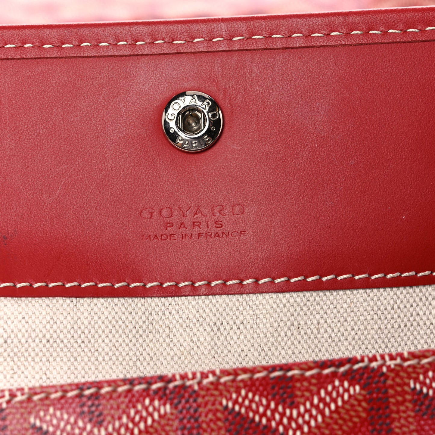 Goyardine Saint Louis GM Red