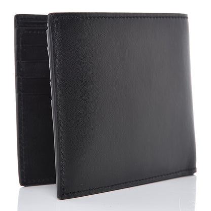 Saint Laurent Calfskin Patch Bifold Wallet Black 3 of 7