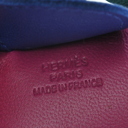 Hermes Milo Lambskin Grigri Rodeo Horse Bag Charm MM Rose Pourpre Malachite Bleu Electrique 3 of 4