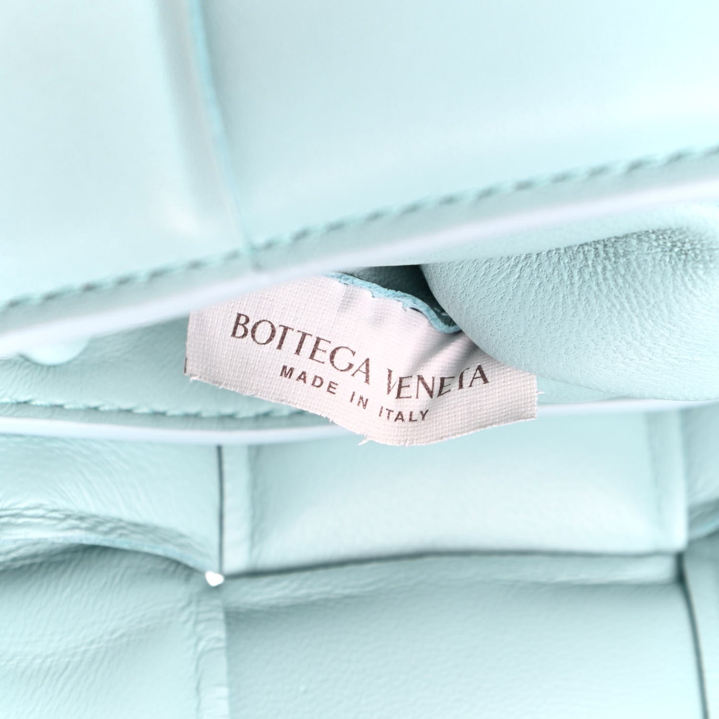Nappa Maxi Intreccio Padded Cassette Crossbody Bag Spearmint