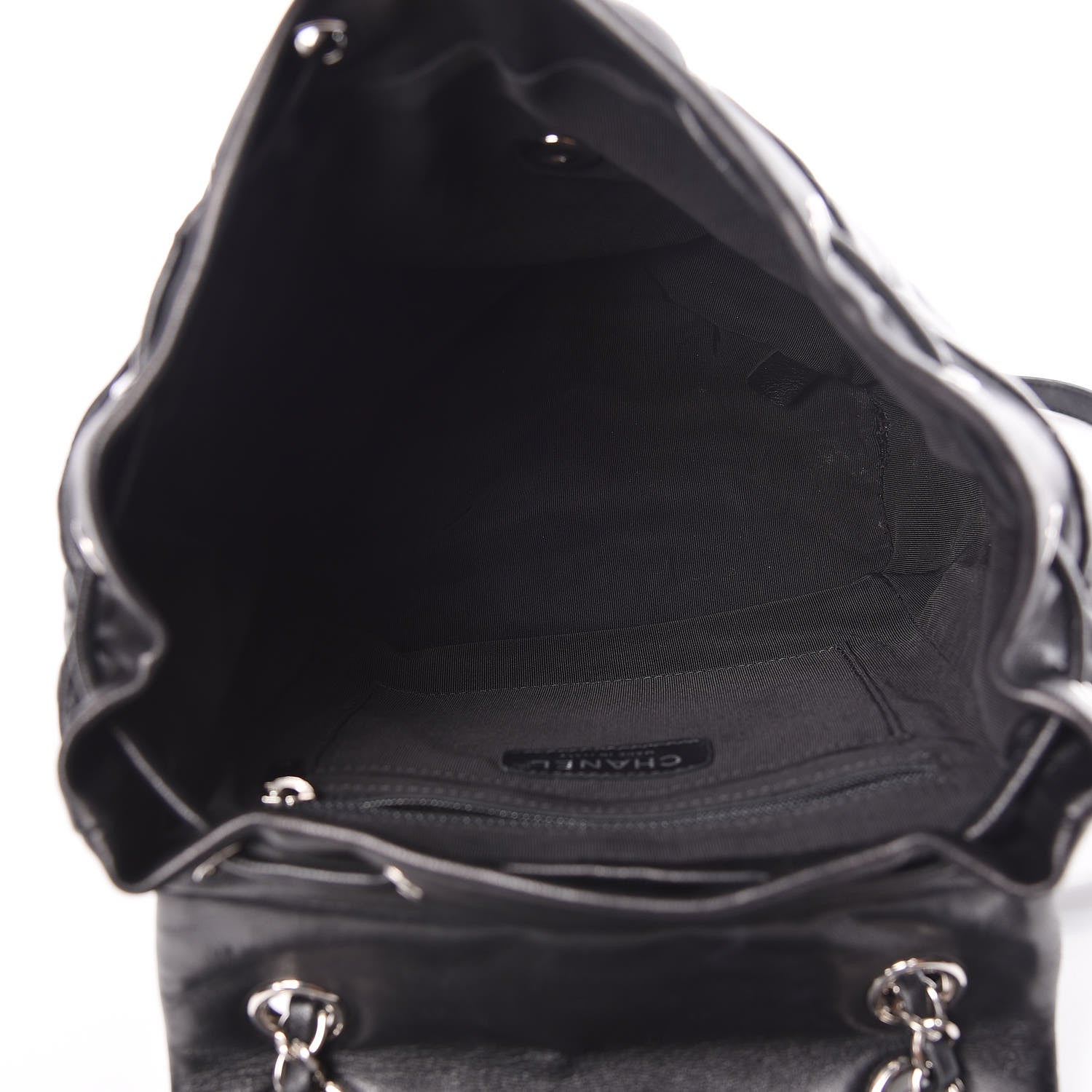 Chanel Lambskin Quilted Small Urban Spirit Backpack Black 7 of 12