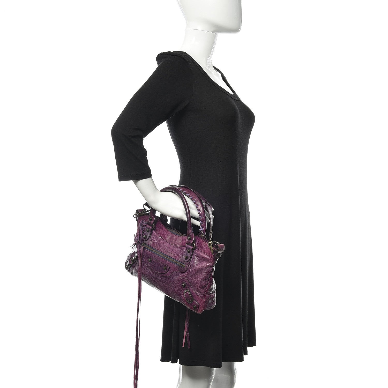 Balenciaga Agneau Classic Hardware First Raisin 2 of 14