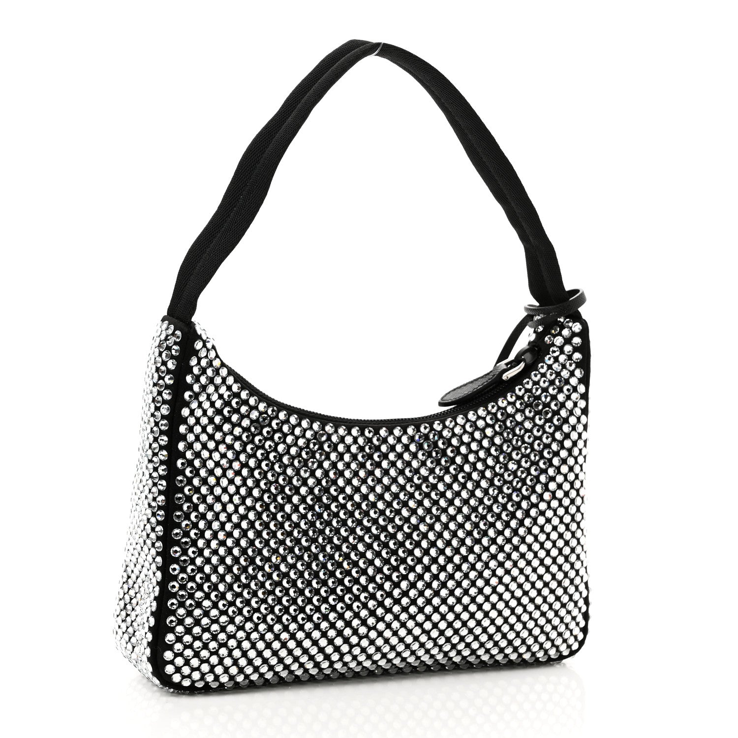 Prada Satin Crystal Mini Re-Edition 2000 Bag Cristal 3 of 11