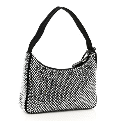 Prada Satin Crystal Mini Re-Edition 2000 Bag Cristal 3 of 11