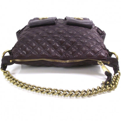 Marc Jacobs Leather Quilted Multipocket Hobo Violet 5 of 11