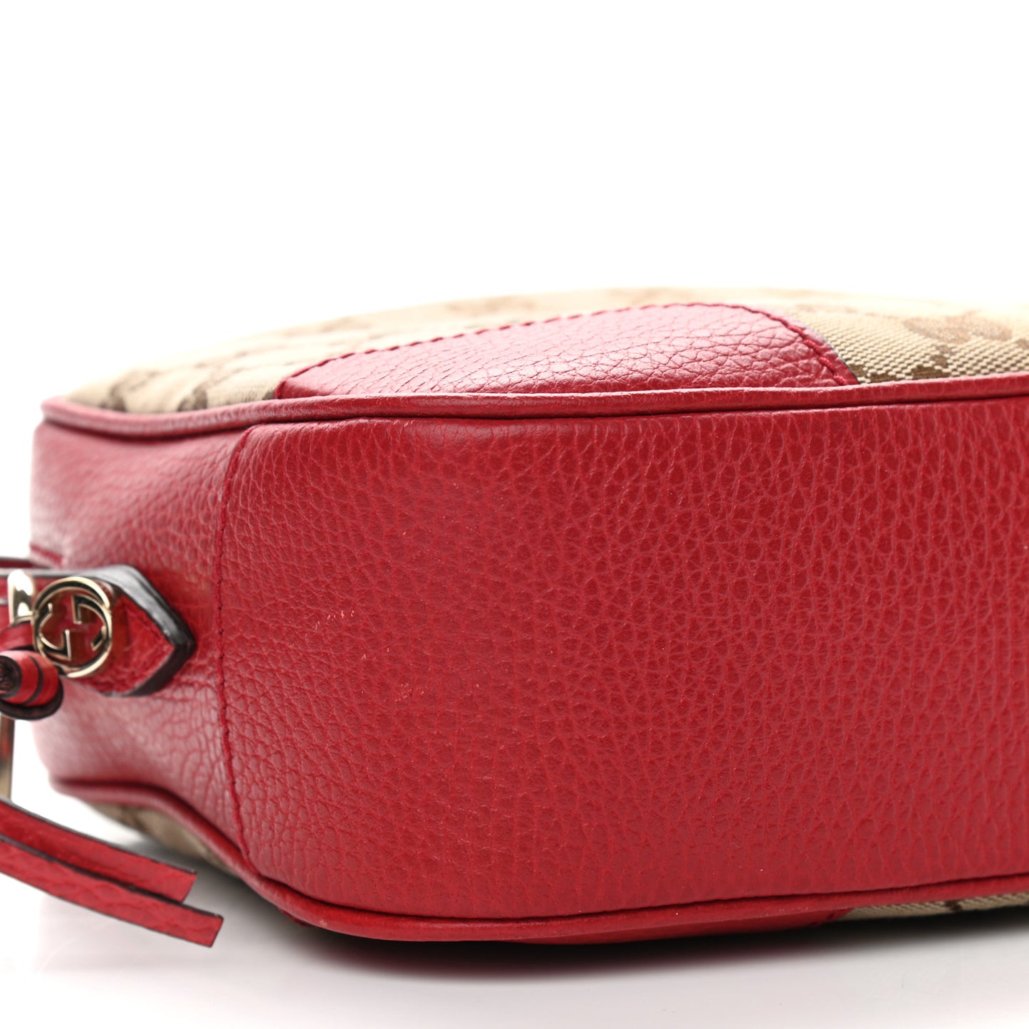Monogram Mini Bree Messenger Bag Red