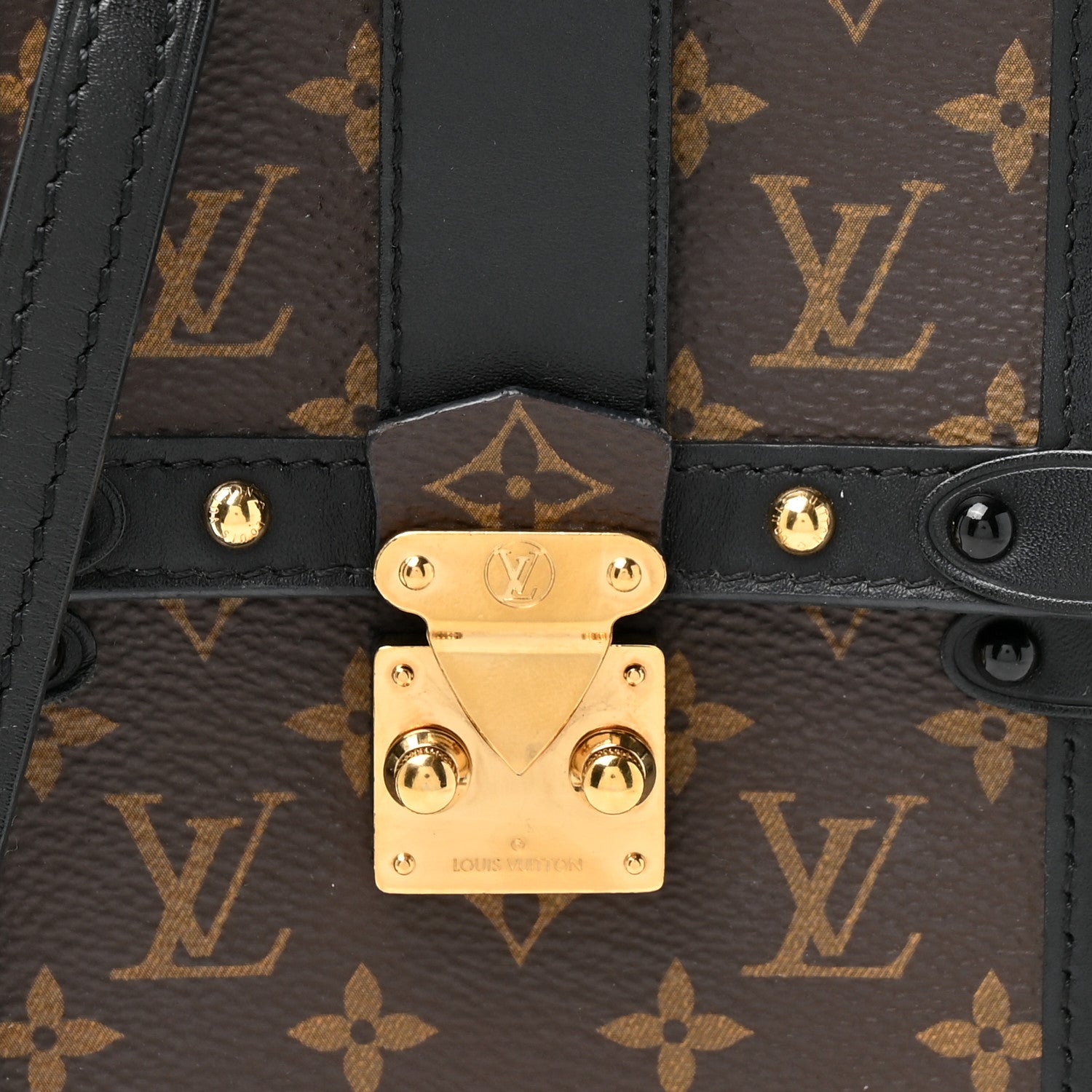 Louis Vuitton Monogram Pochette Trunk Verticale Black 6 of 10