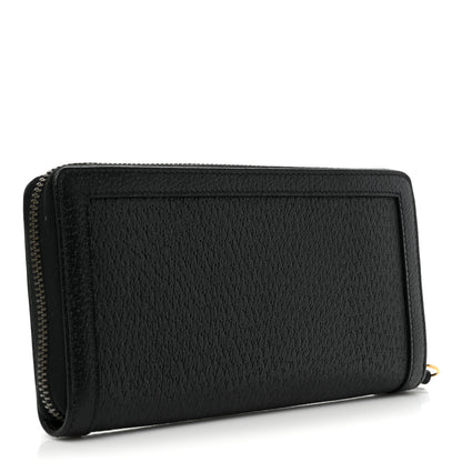 Gucci Wonka Grain Calfskin Diana Continental Wallet Black 3 of 13