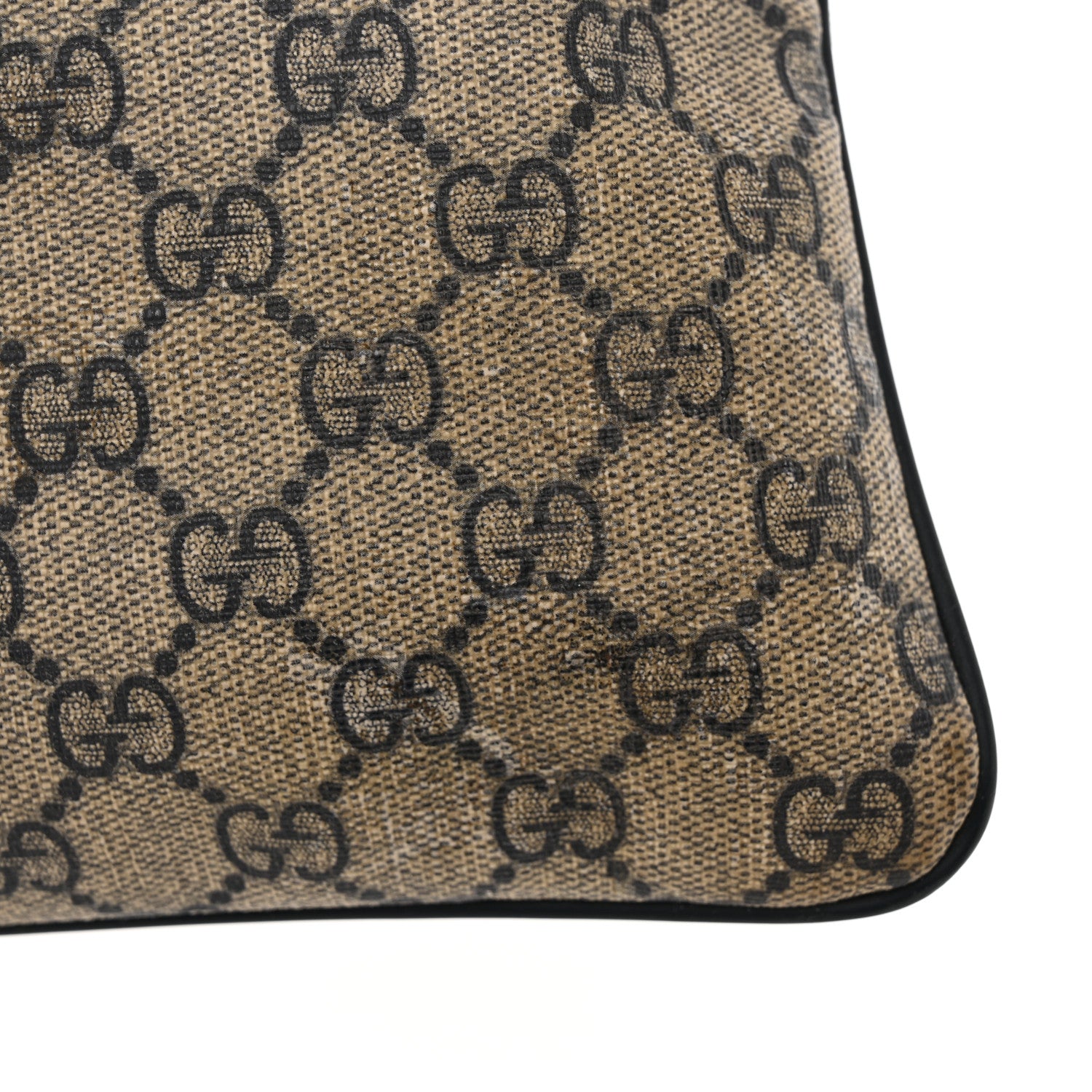 Gucci GG Plus Monogram Large Flat Messenger Bag Beige Blue 13 of 17