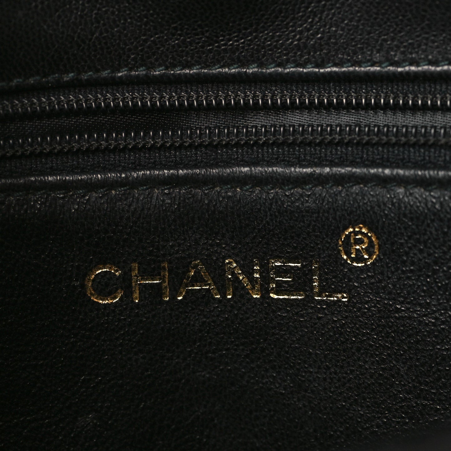 Lambskin Quilted CC Tassel Flap Black