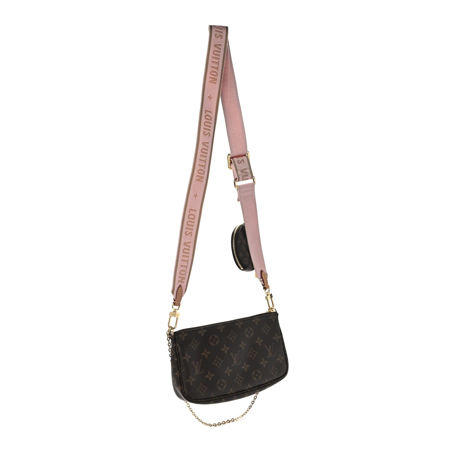 Monogram Multi Pochette Accessories Rose Clair