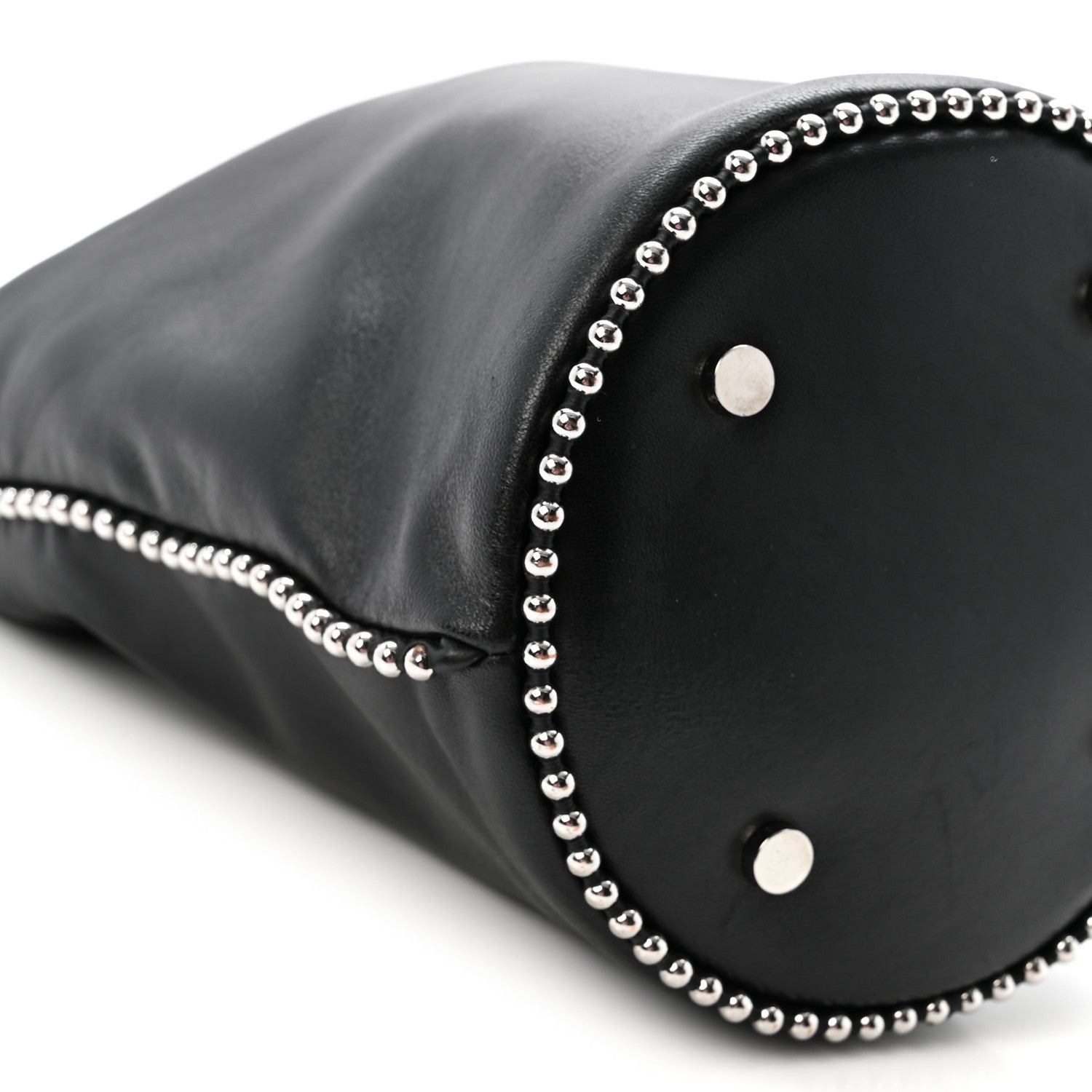 Alexander Wang Lambskin Attica Chain Dry Sack Bucket Bag Black 8 of 9