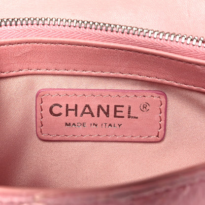 Chanel Snakeskin Ultimate Stitch Flap Pink 6 of 9