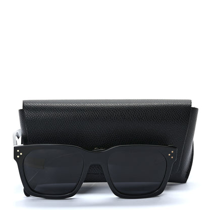 Celine Acetate Polarized Square Sunglasses CL40248I Black 7 of 7