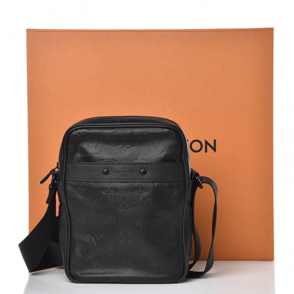 Louis Vuitton Calfskin Monogram Shadow Danube PM Black 10 of 10