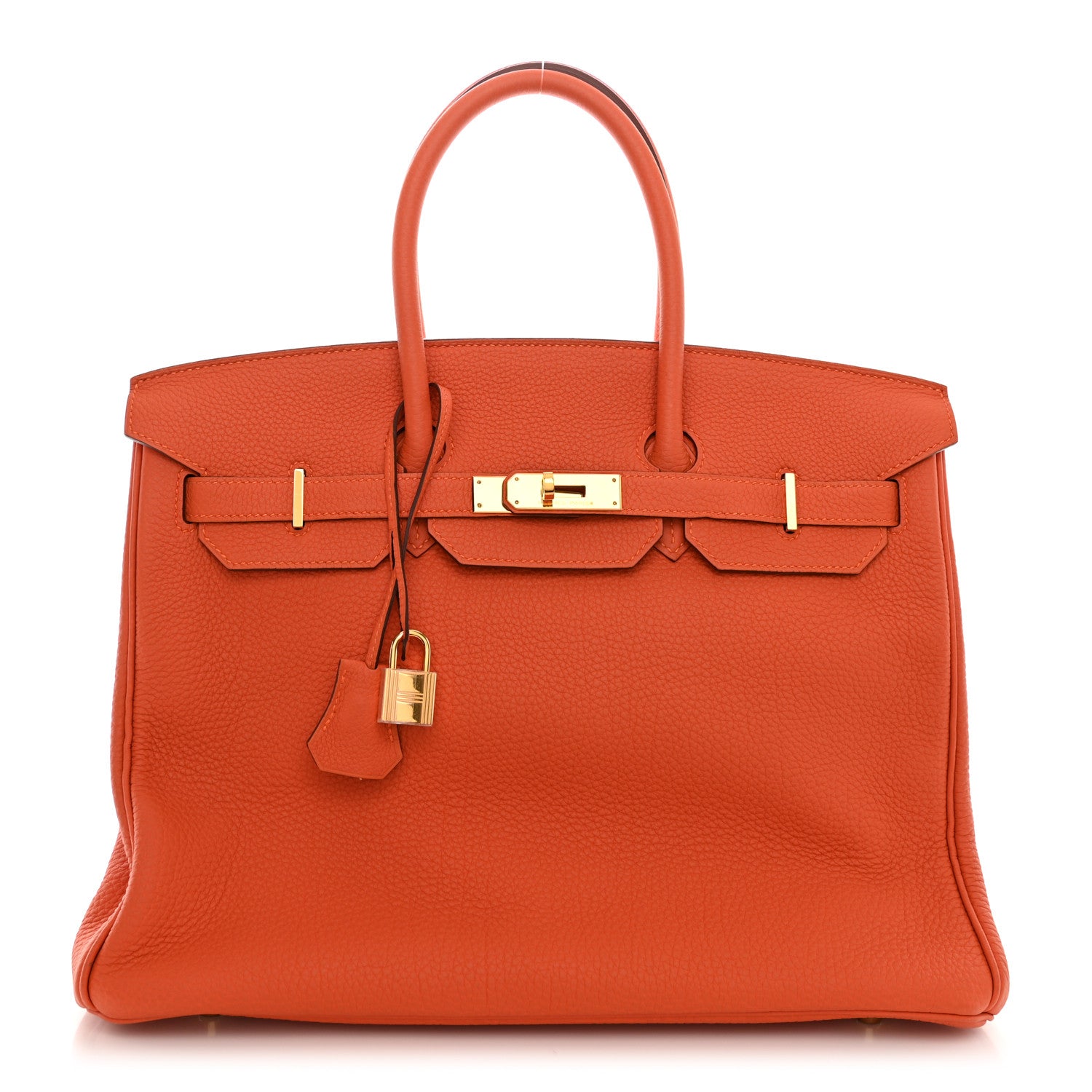 Hermes Togo Birkin 35 Orange 1 of 13