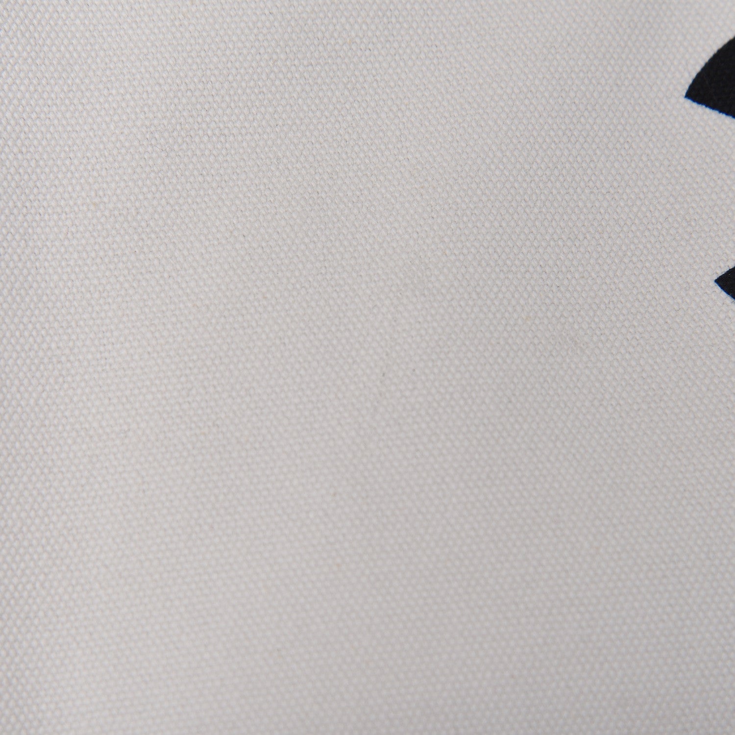 Chanel Canvas Calfskin Large Let's Demonstrate Tote White Black 9 of 18