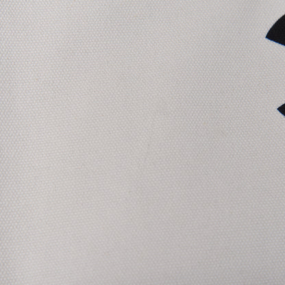Chanel Canvas Calfskin Large Let's Demonstrate Tote White Black 9 of 18