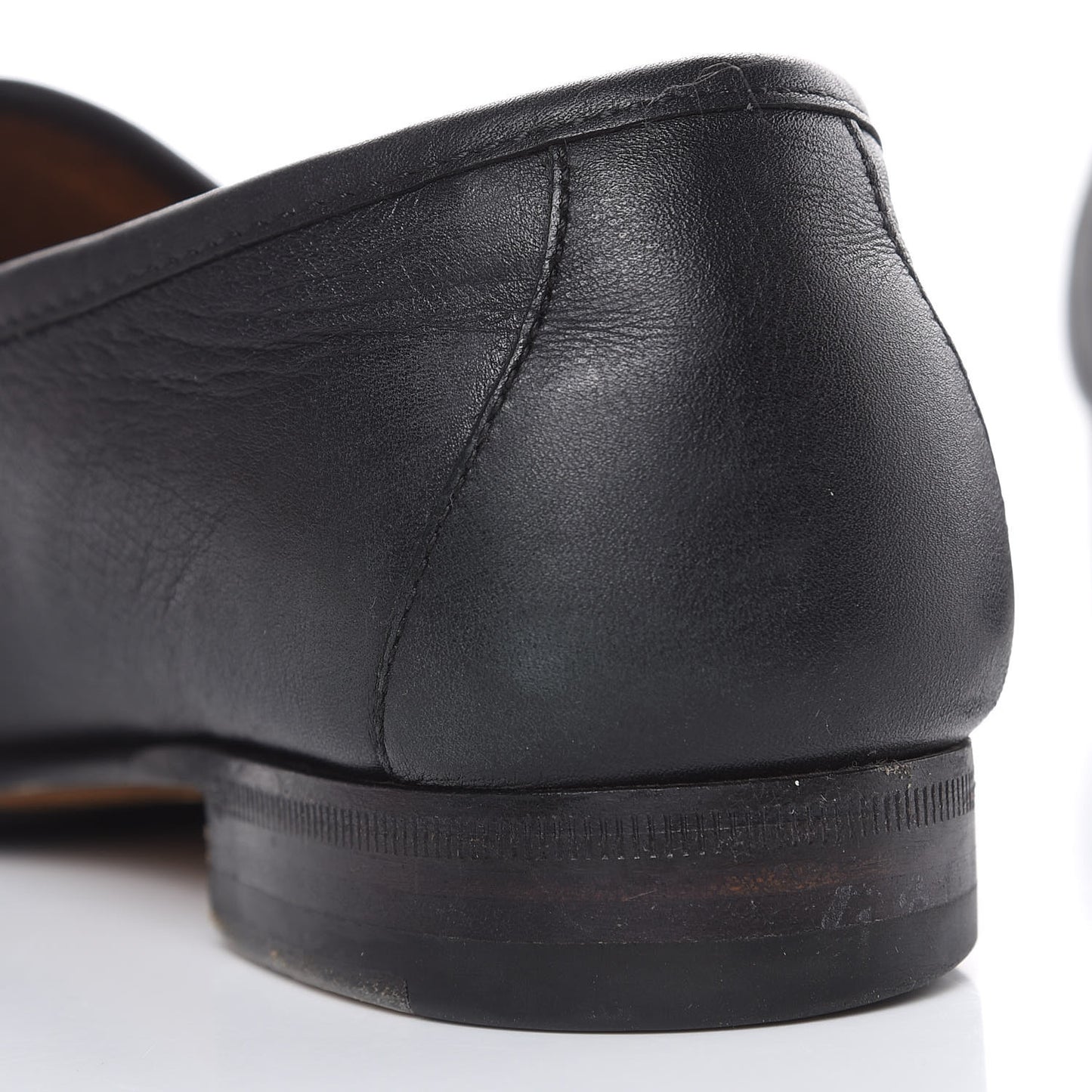 Calfskin Womens 1953 Horsebit Loafers 38 Black