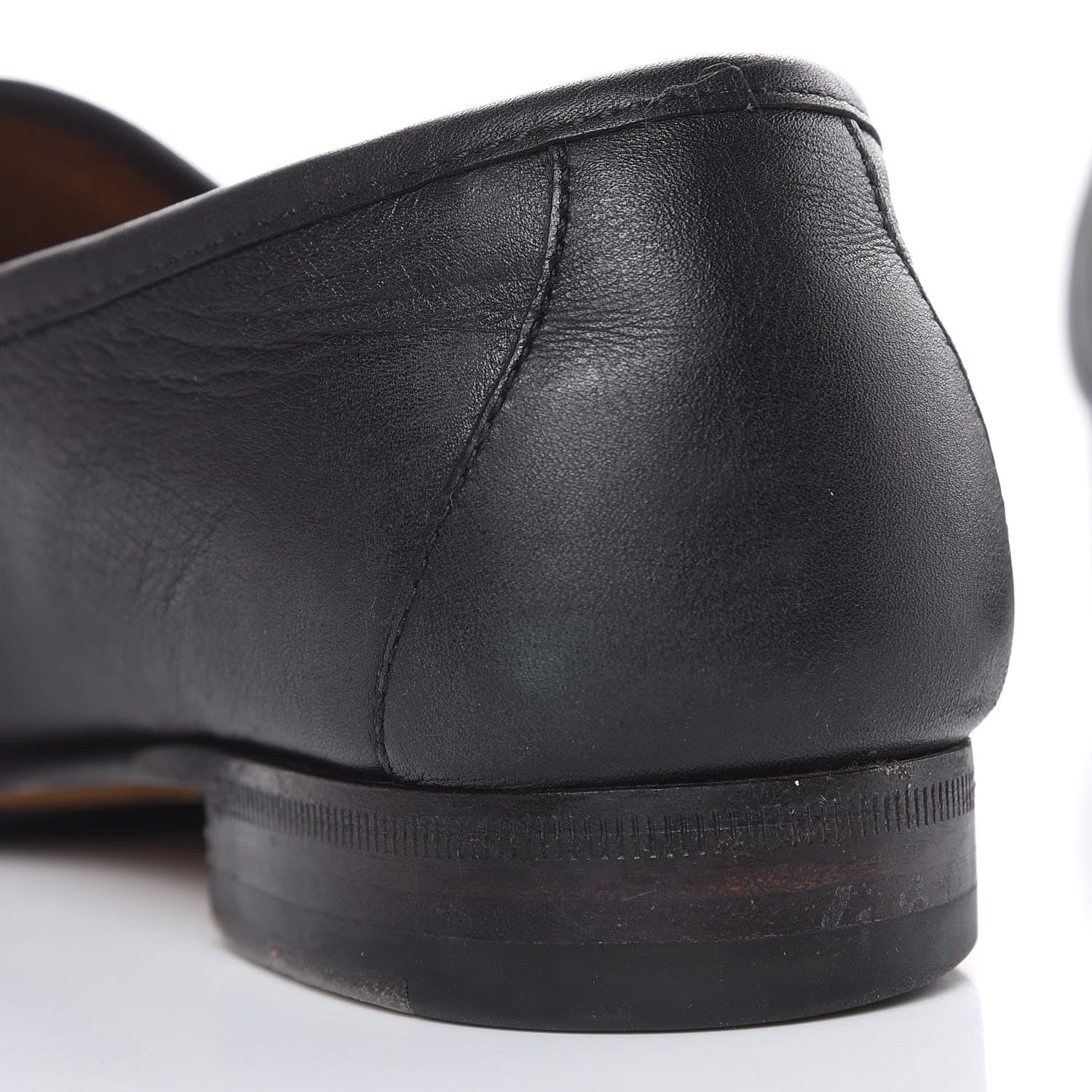 Gucci Calfskin Womens 1953 Horsebit Loafers 38 Black 13 of 14