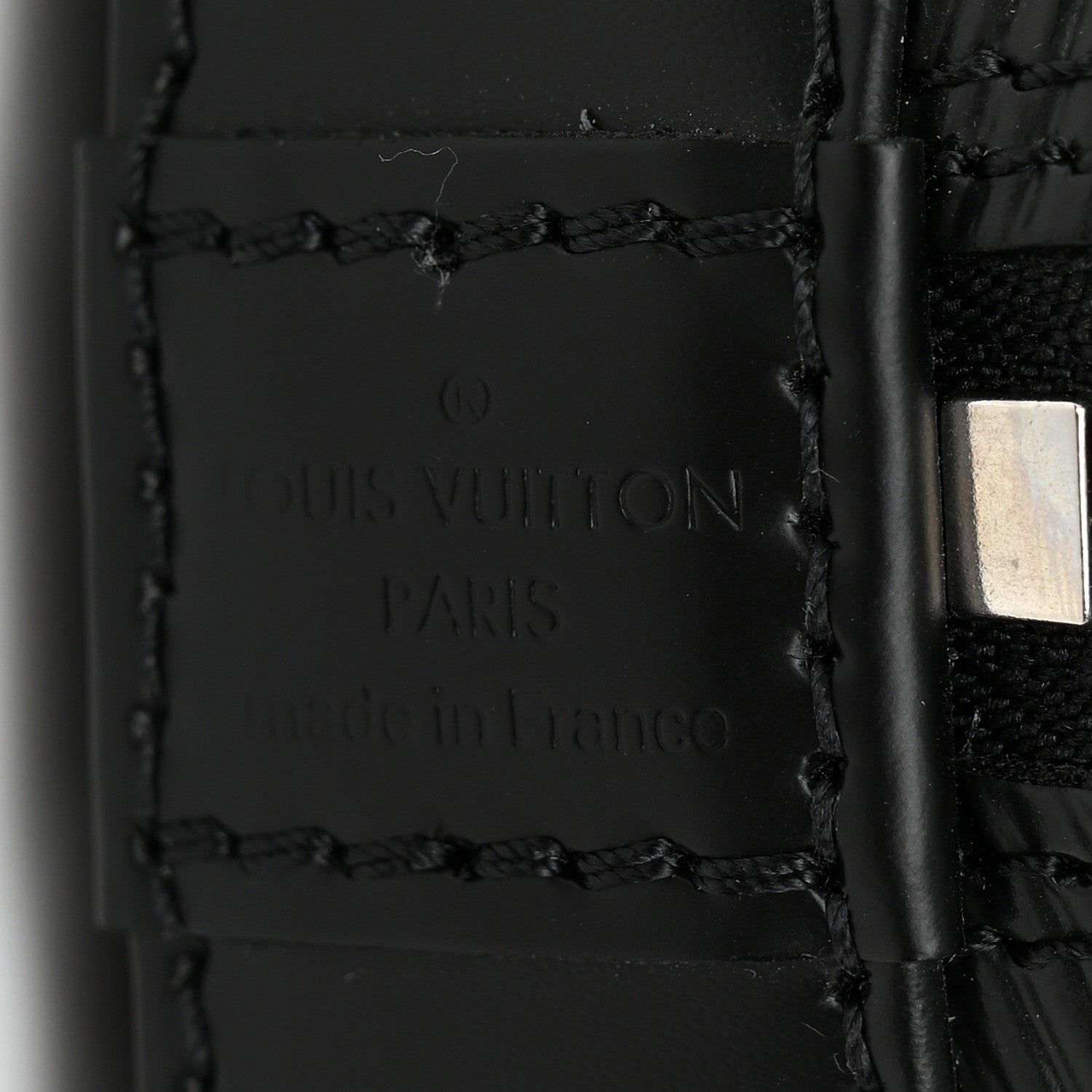 Louis Vuitton Epi Alma BB Black 6 of 9