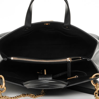 Chanel Grained Calfskin Large Shopping Tote Black 5 of 7