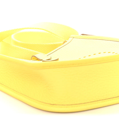 Hermes Taurillon Clemence Evelyne TPM Limoncello 9 of 11