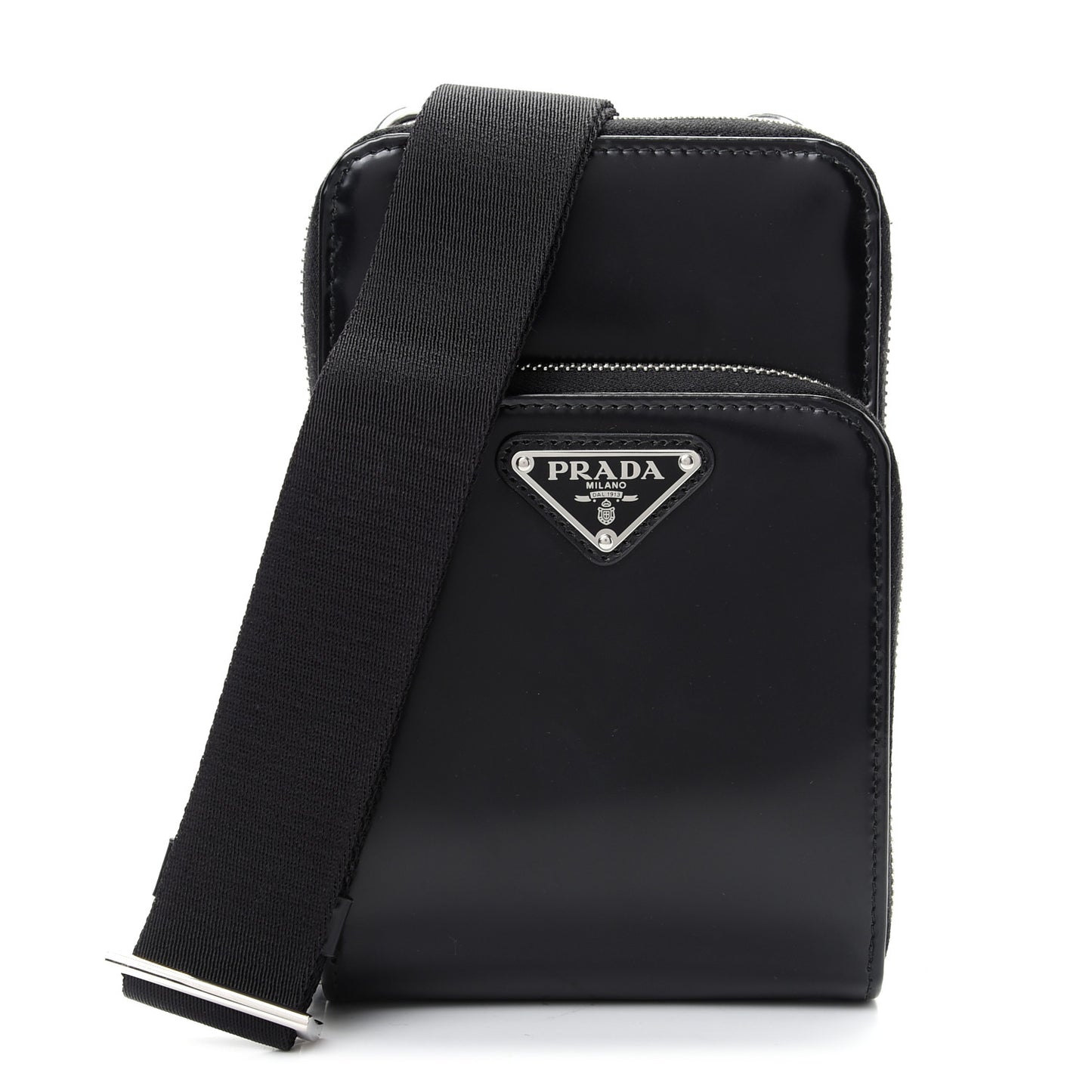 Spazzolato Smartphone Case Crossbody Black