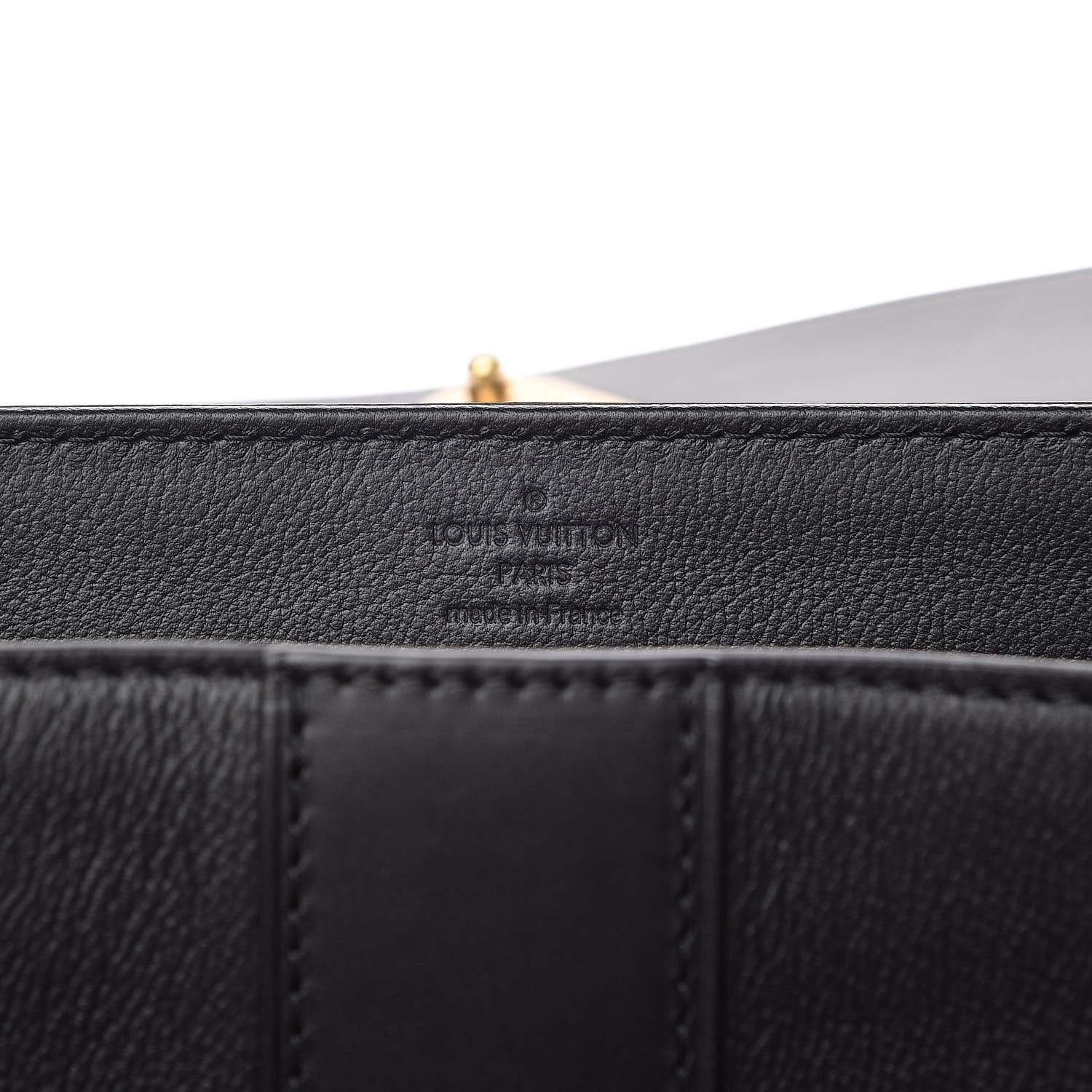 Louis Vuitton Calfskin Monogram Very One Handle Black 9 of 13