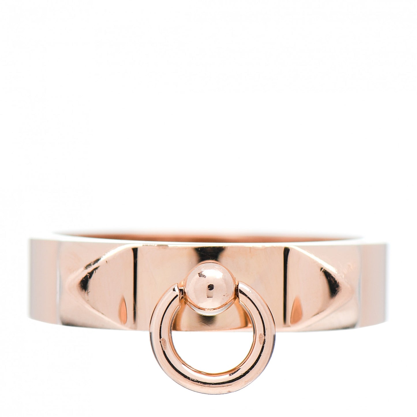 18K Rose Gold PM Collier De Chien Ring 56 7.5