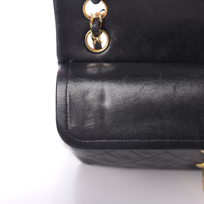 Chanel Lambskin Quilted Small Double Flap Black 15 of 17