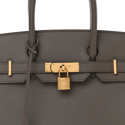 Hermes Epsom Birkin 30 Etain 8 of 10